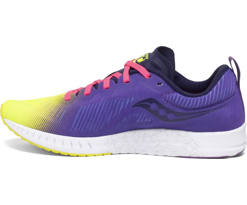 Saucony Fastwitch 9 Women's Running Shoes Yellow / Purple | AU 128BEXC